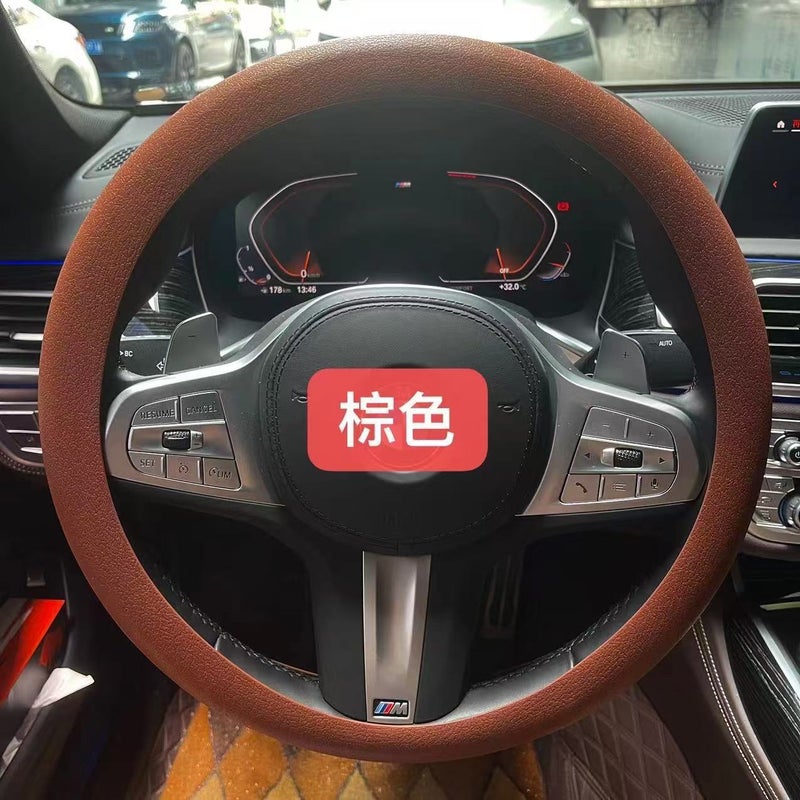 Daifa Silicone Steering Wheel Cover Automobile Universal Silicone Thin Steering Wheel Leather Cover Sweat-Proof Anti-Slip Handles - Image 1